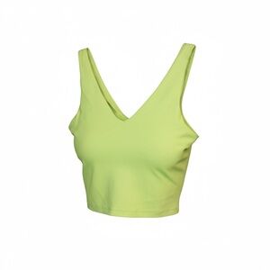Athleta “Melon” Transcend V-Neck Crop Top